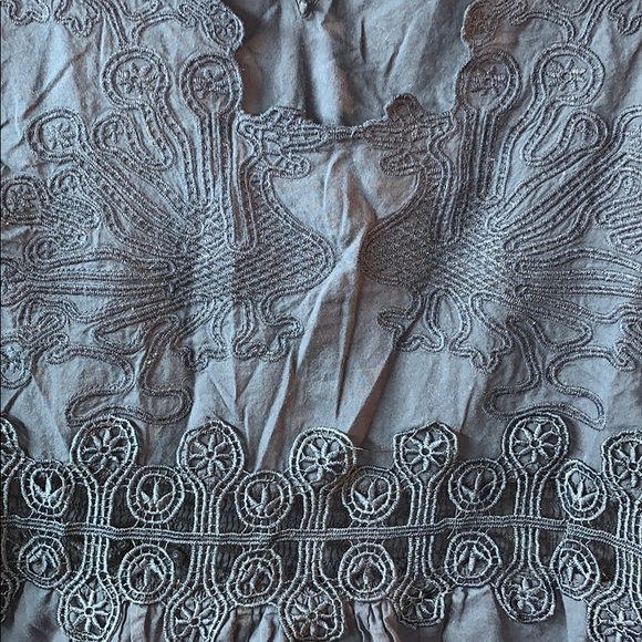 Beautiful blue “Whyte Eyelash” dress size M - Picture 3 of 16